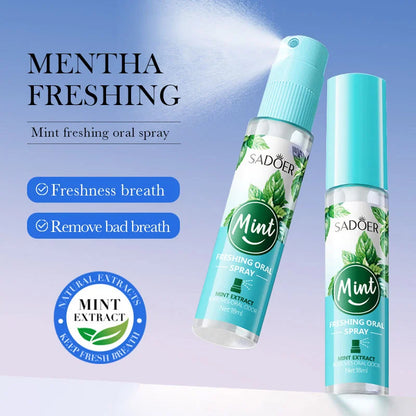 Spray Bucal de Menta- Hálito Puro e Instantâneo